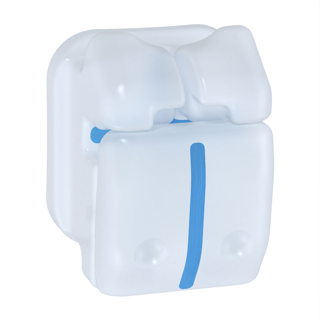 3M™ Clarity™ Ultra Self-Ligating Brackets, 003-350, .022, UL1-2, -6T/0A,5/Pk