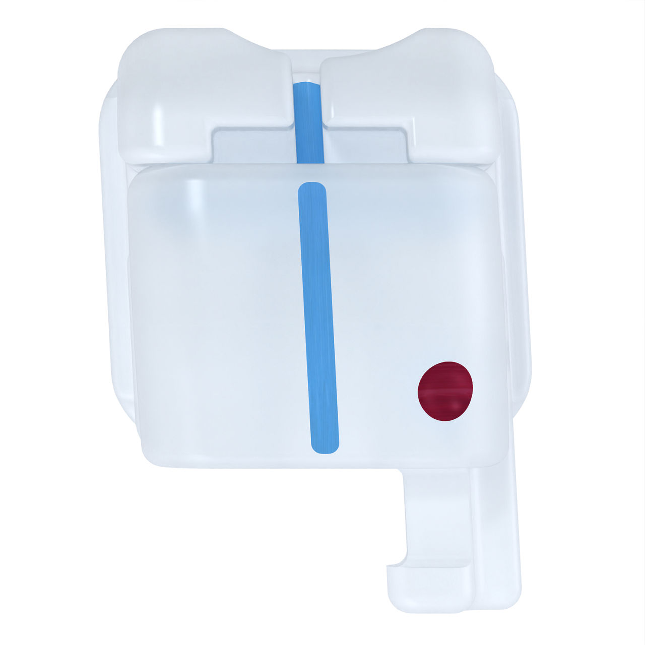 3M™ Clarity™ Ultra Self-Ligating Bracket, 003-353, .022, LL13, 0T/3A, Cuspid Hk