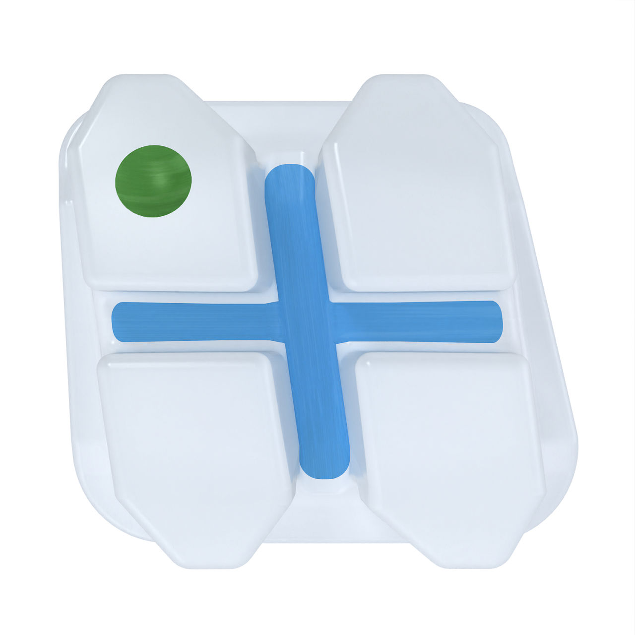 3M™ Clarity™ Advanced Ceramic Bracket, 006-208, .018, UR3, 0T/8A