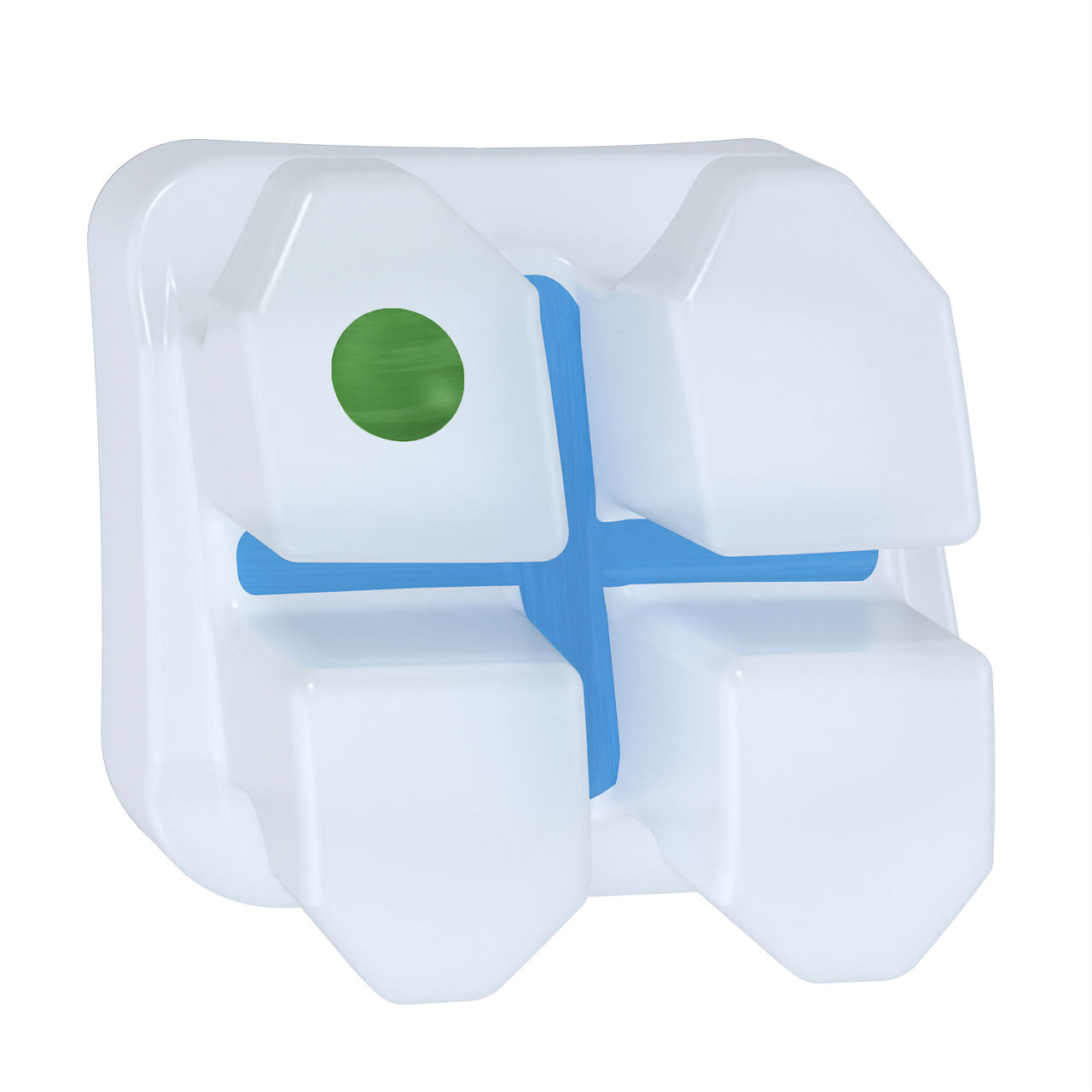 3M™ Clarity™ Advanced Ceramic Brackets, 3006-308, APC™ II,.022,UR3,0T/8A, 5/PAC