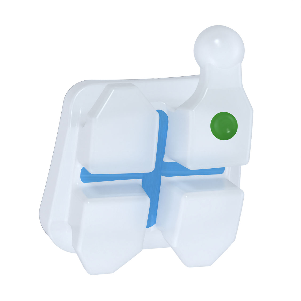 3M™ Clarity™ Advanced Ceramic Brackets, 3006-309, APC™ II, .022, UL3, 0T/8A, Cuspid Hk, 5/Pk