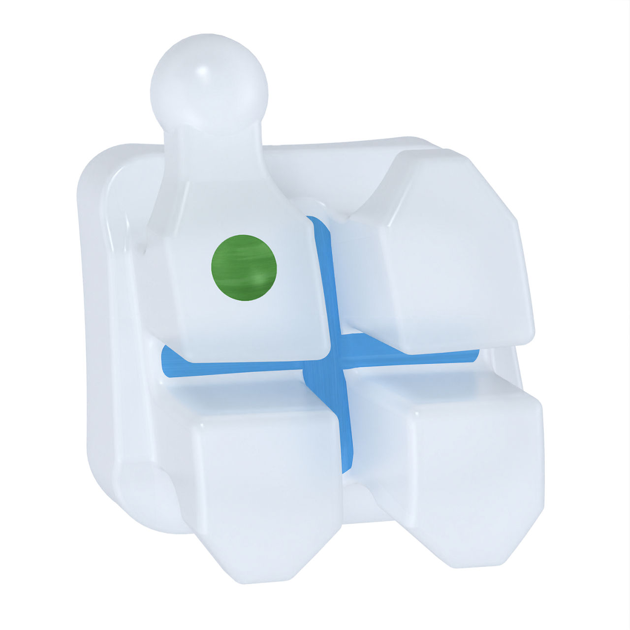 3M™ Clarity™ Advanced Ceramic Brackets, 4006-322, APC™ Flash-Free, .022, UR3, 0T/11A, Cuspid Hk, 5/Pk