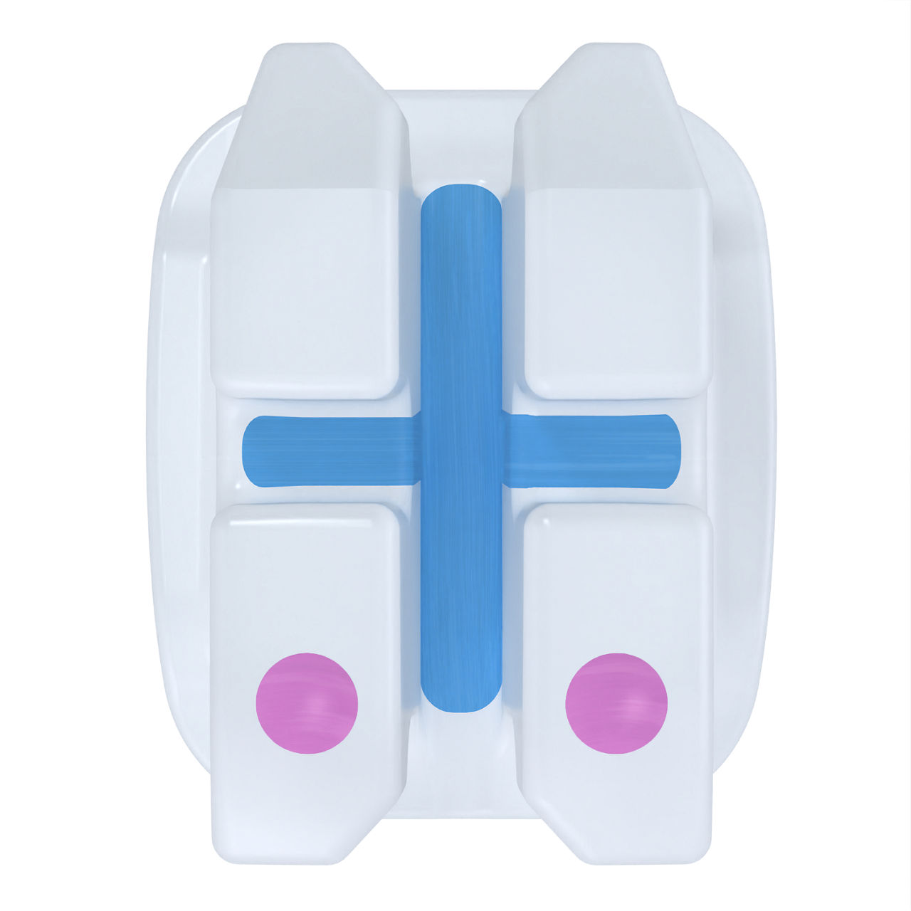 3M™ Clarity™ Advanced Ceramic Bracket, .018, L1-2, -6T/0A, 006-250