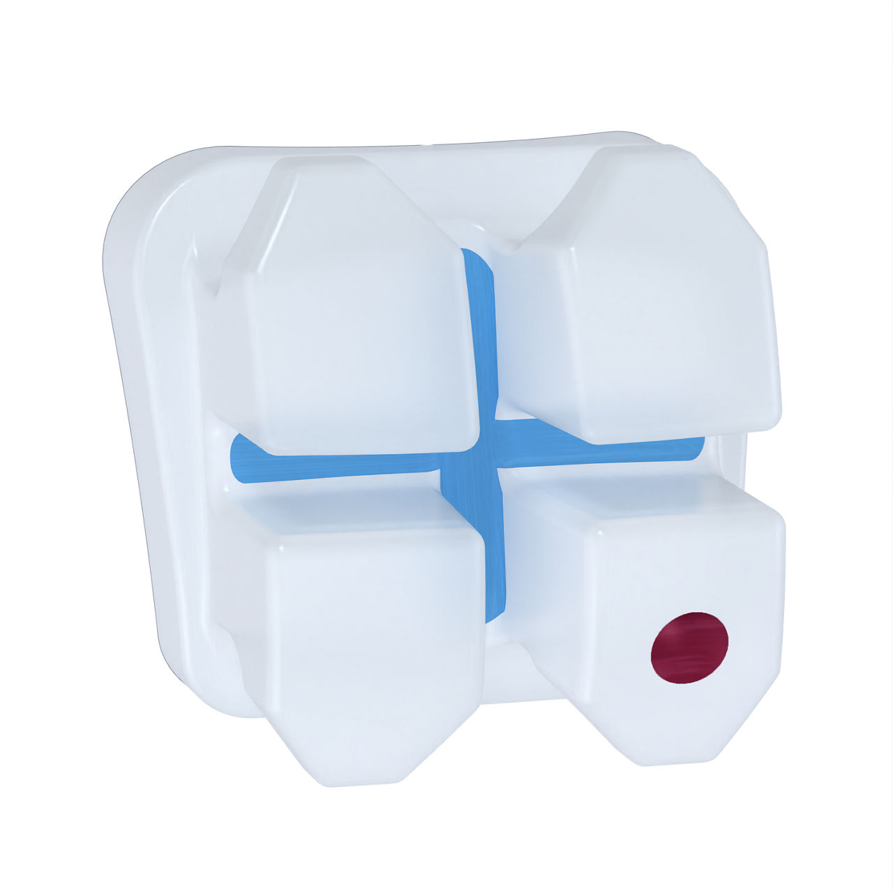 3M™ Clarity™ Advanced Ceramic Brackets, 4006-351, APC™ Flash-Free, .022, LL3, 0T/3A, 5/Pk