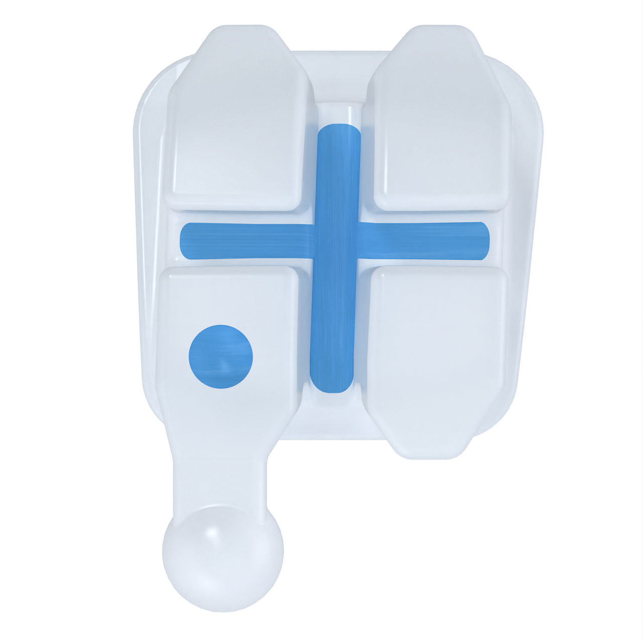 3M™ Clarity™ Advanced Ceramic Bracket, 006-258, .018, LR4, -12T/2A, Hk