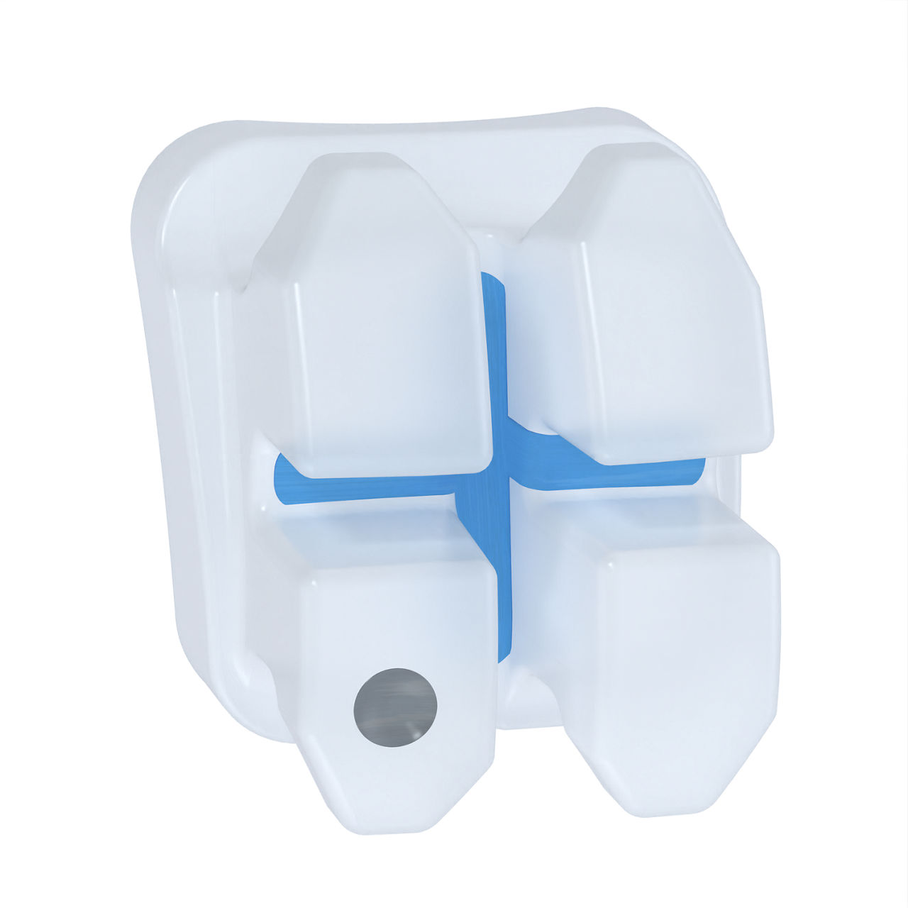 3M™ Clarity™ Advanced Ceramic Brackets, .022, Lower, Right, Second Bicuspid, -17T/2A, APC™ PLUS, 5006-360, 5 Bkts/Pk