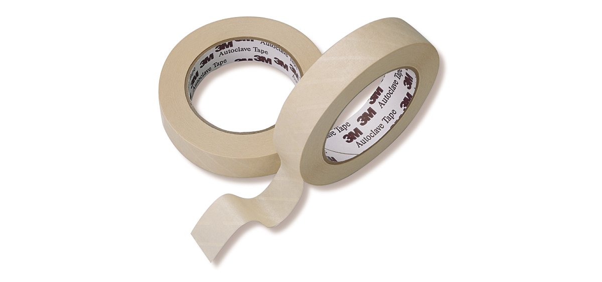 3M Attest Lead Free Steam Indicator Tape, Multi-Width