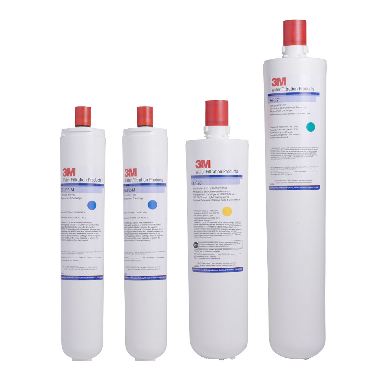 3M™ Commercial Replacement Water Filtration CARTPAK SGLP2, 5613612,1/Case