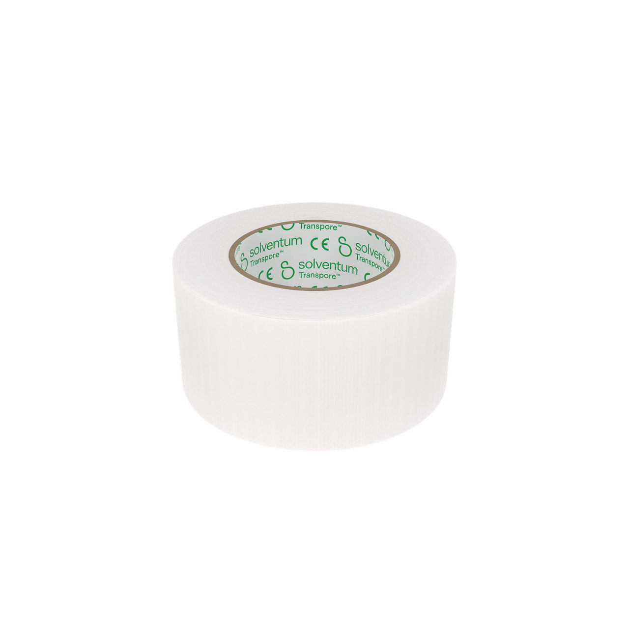 Solventum™ Transpore™ Surgical Tape, 1527-0, 1,25 cm x 9,1 m (0.5 IN/PO x 10 YD/V), 24/CAR - Front, Center, Out of Packaging (1C0)