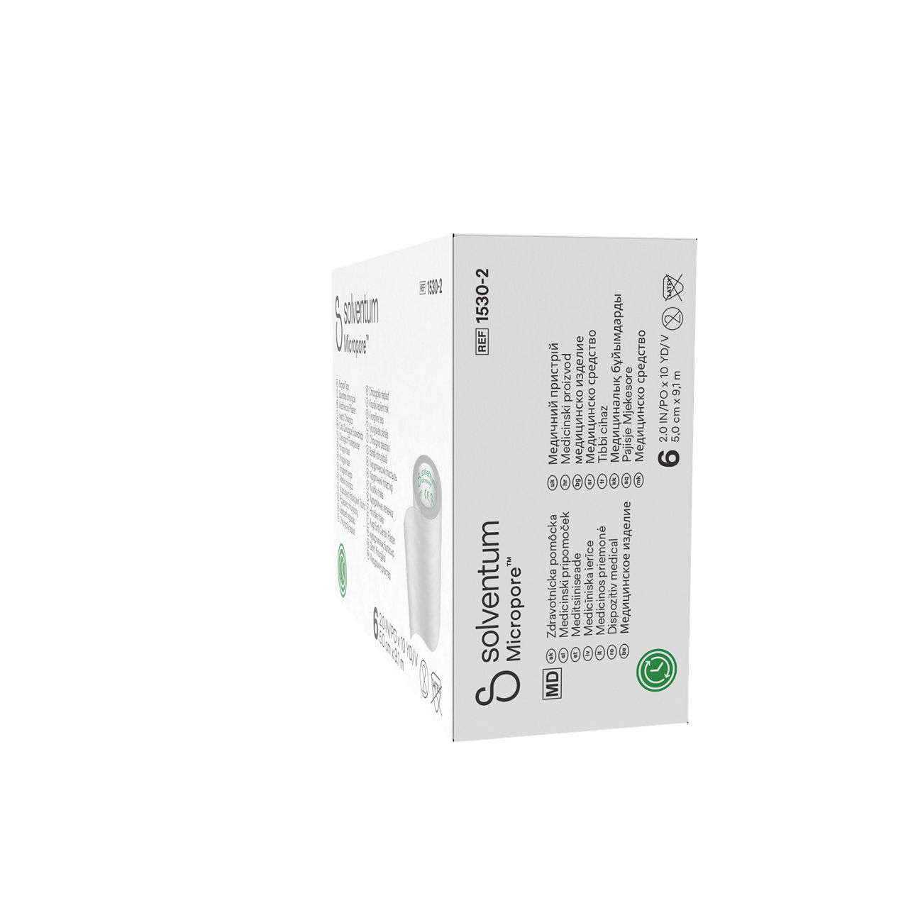 Solventum™ Micropore™ Surgical Tape, 1530-2 - Left, Center, In Packaging (2C1)