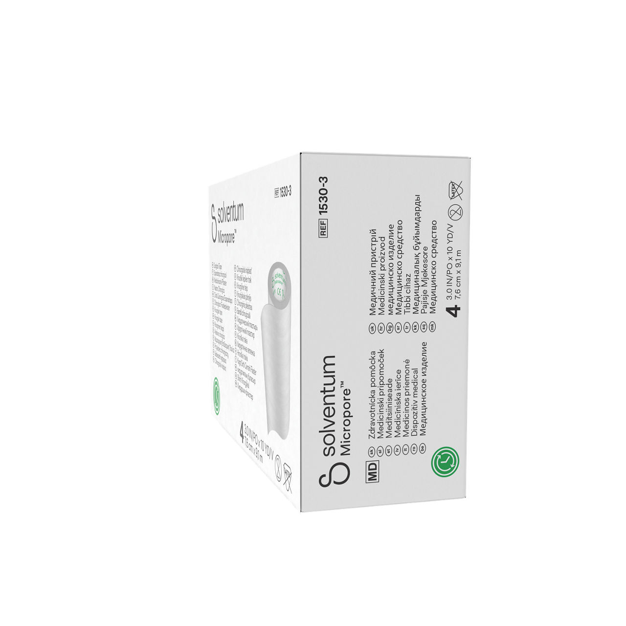 Solventum™ Micropore™ Surgical Tape, 1530-3 - Left, Center, In Packaging (2C1)