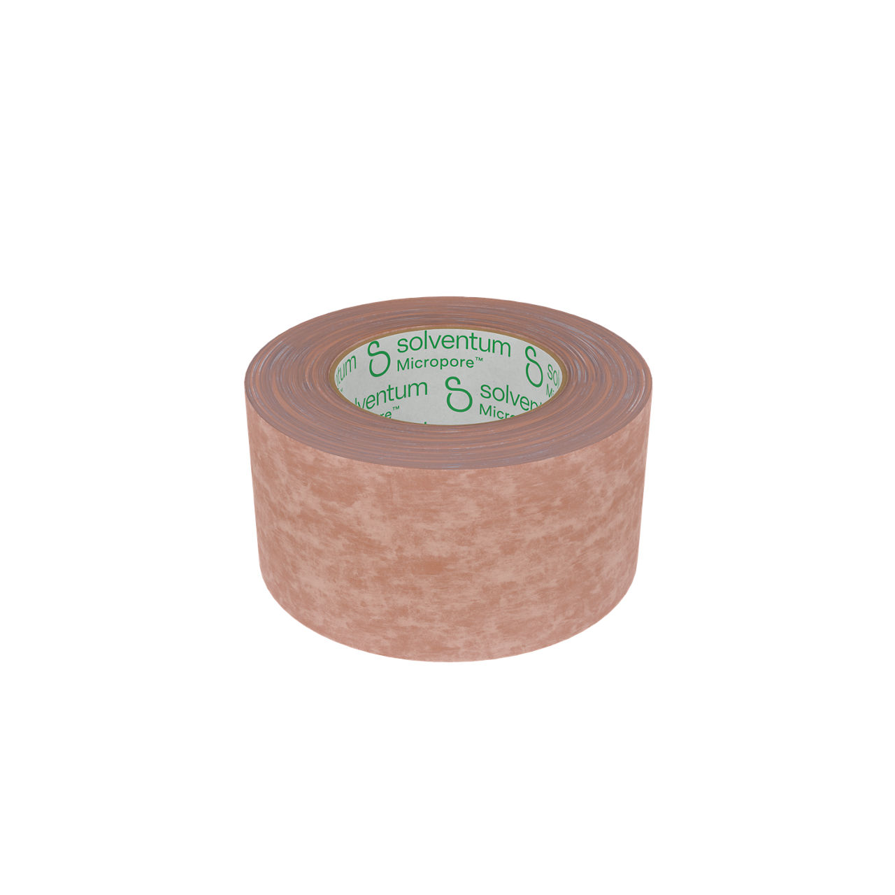 Solventum™ Micropore™ Tan Surgical Tape, 1533SP-1, 1 in x 10.936 yd (2.5 cm x 10 m) - Front, Center, Out of Packaging (1C0)