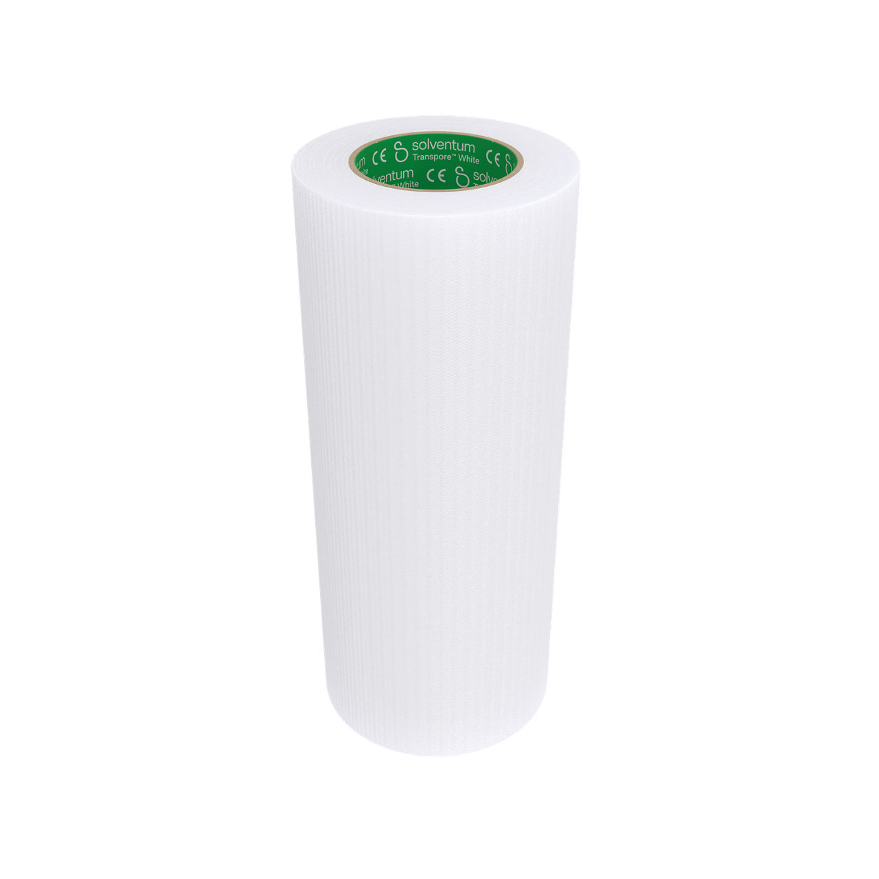 Solventum™ Transpore™ White Surgical Tape, 1534-3, 3 in x 10 yd (7.6 cm x 9.1 m), 4/CAR, 10 CAR/CS, 40/CS - Front, Center, Out of Packaging (1C0)