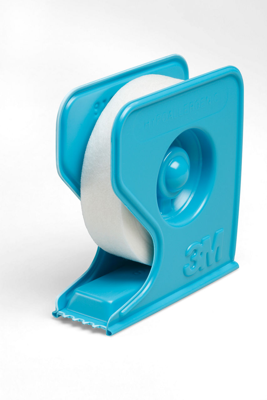 3M™ Micropore™ Surgical Tape With Dispenser, 1535-0, 1/2 in x 10 yd, 24Roll/Carton, 10 Carton/Case