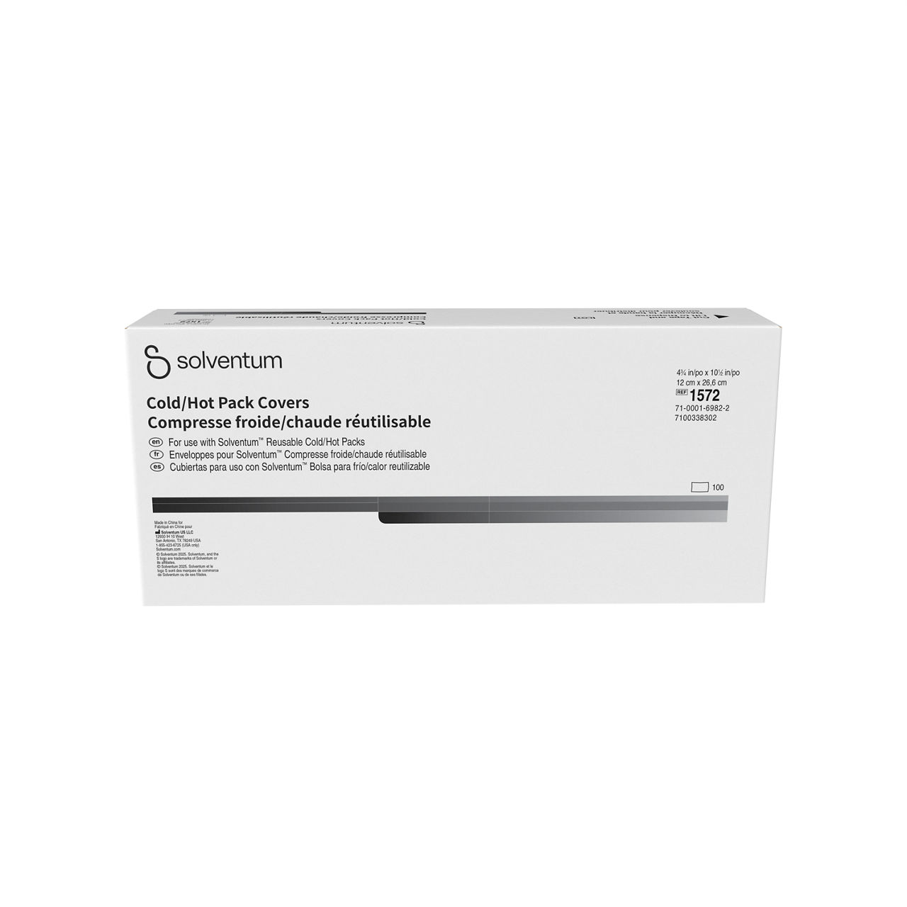 Solventum™ Reusable Cold/Hot Pack, 1572, Cover - Front, Center, In Packaging (1C1)