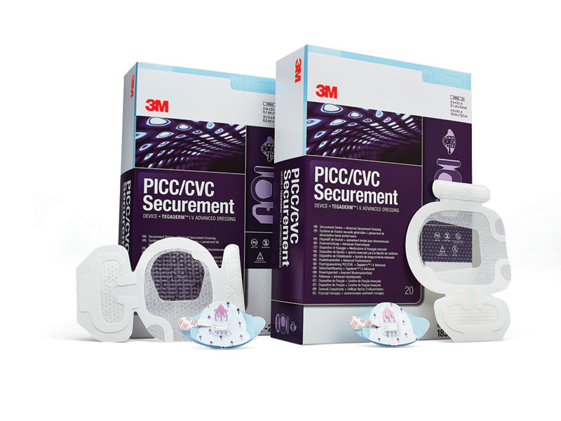 3M™ PICC/CVC Securement Device + Tegaderm™ I.V. Advanced Securement Dressing