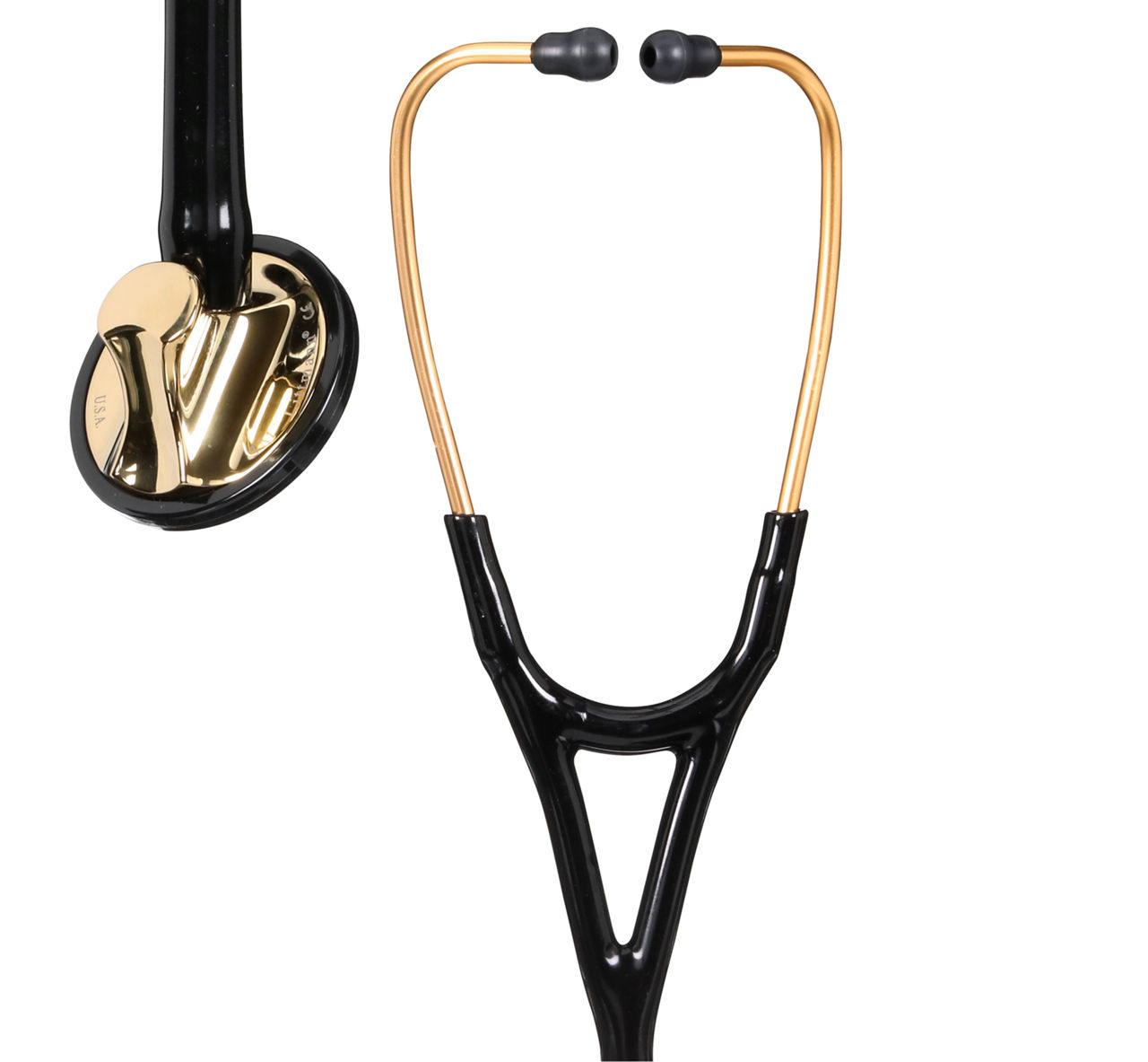 3M™ Littmann® Master Kardiologinen Stetoskooppi, Pronssi rintakappale, Musta letkusto, 1/pakk, 2175