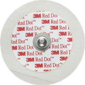 3M™ Red Dot™ Paediatric Monitoring Electrodes, 2248-50, with Solid Geland Lift Tab, 4.4cm dia, 50 Each/Bag, 20 Bag/Case