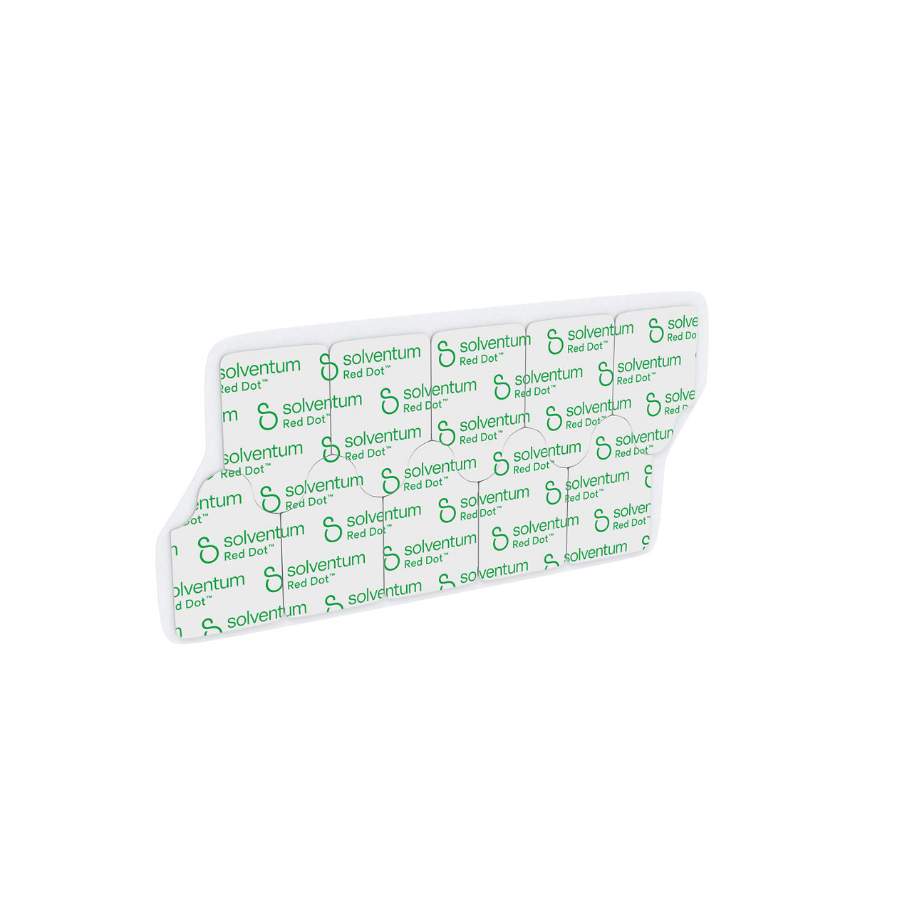 Solventum™ Red Dot™ Resting EKG Electrode, 2330, 10 CARD/BAG, 10BAG/CAR,4 CAR/CS - Front, Left, Out of Packaging (1L0)