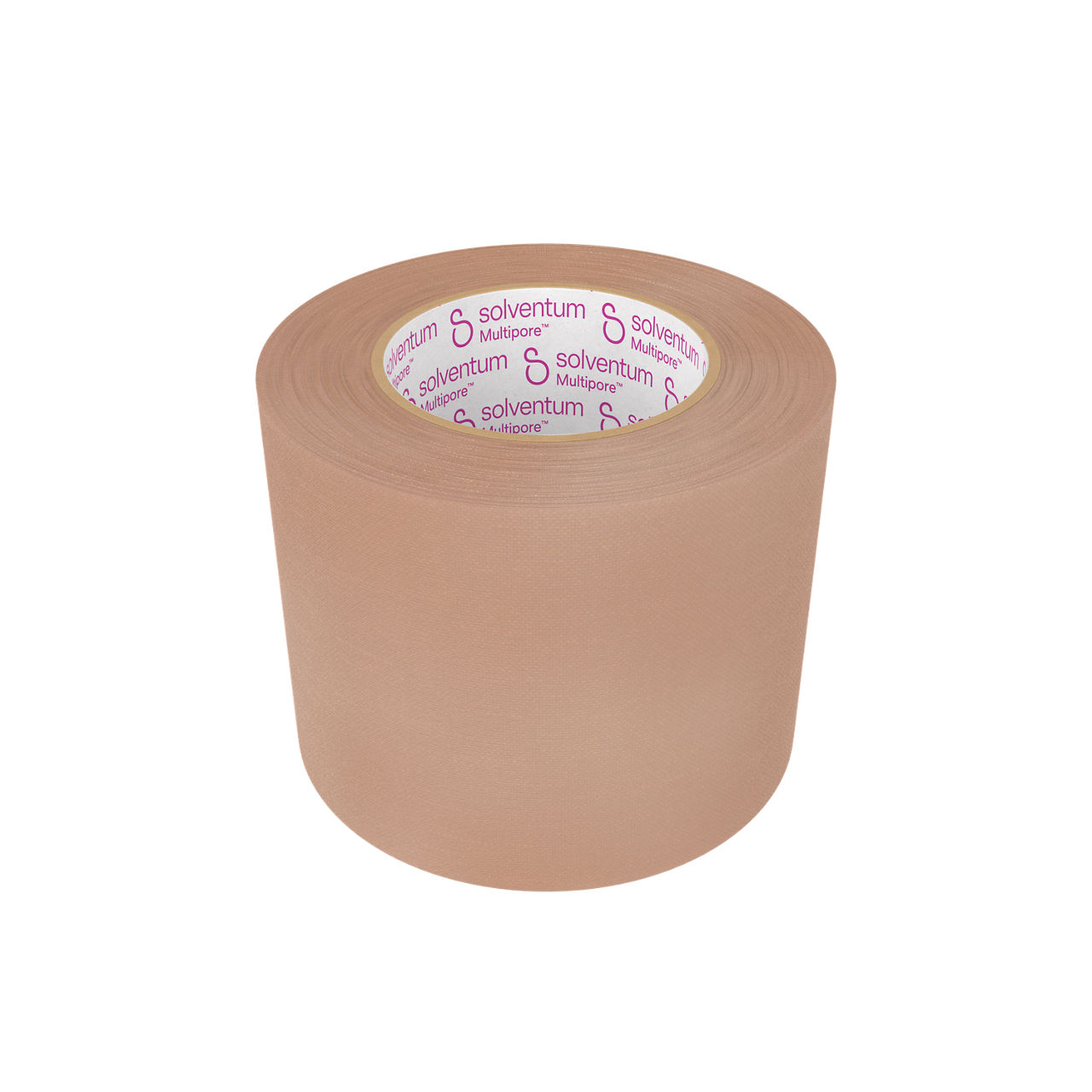 Solventum™ Multipore™ Surgical Tape, 2733-25, 1 in x 5.5 yd (25 mm x 5 m), 24/CAR, 4 CAR/CS, 96/CS - Front, Center, Out of Packaging (1C0)