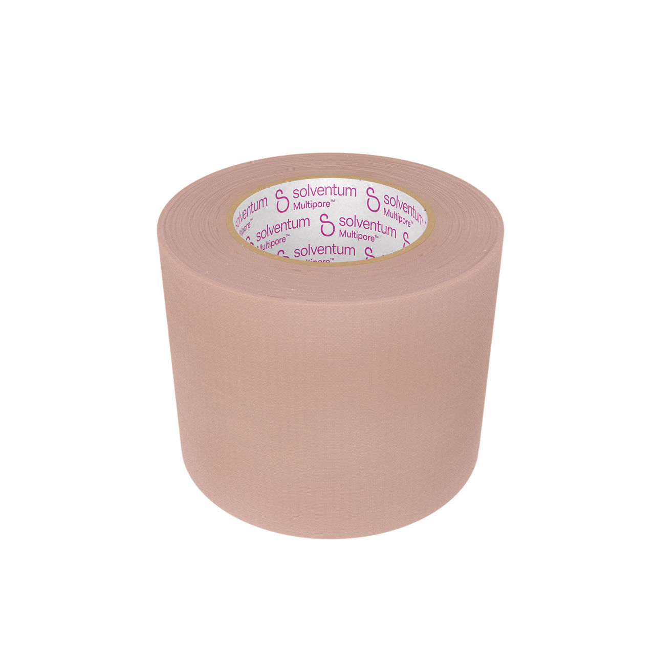 Solventum™ Multipore™ Surgical Tape, 2753-25, 1 in x 5.5 yd (25 mm x 5m), 2/CAR, 48 CAR/CS, 96/CS - Front, Center, Out of Packaging (1C0)