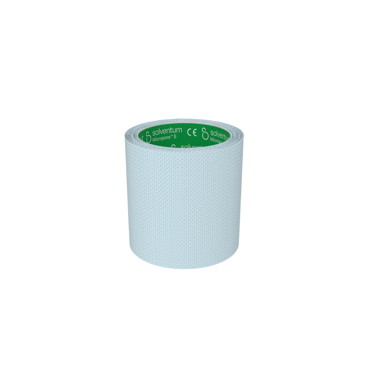 Solventum™ Micropore™ S Silicone Surgical Tape, 2770S-1, Single Use, 1 in x 1.5 yd (2.5 cm x 1.3 m), 100/CAR, 5 CAR/CS, 500/CS - Front, Center, Out of Packaging (1C0)