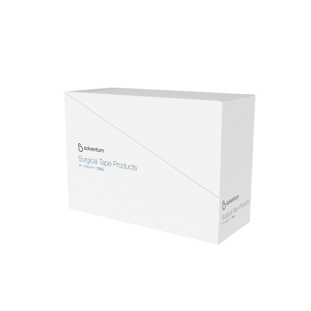 Solventum™ Micropore™ S Silicone Surgical Tape, 2775EP-1, 1 in x 5.5 yd (2.5 cm x 5 m), 1/BAG, 48 BAG/CS, 48/CS - Front, Right, In Packaging (1R1)