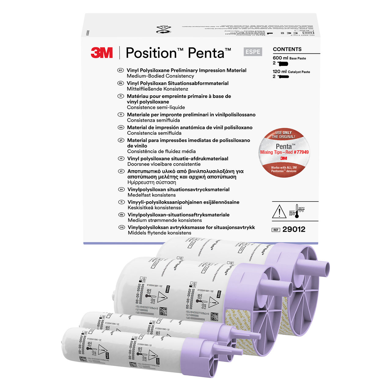 3M™ Position Penta™, masa VPS do wycisków anatomicznych, 360ml, 29012