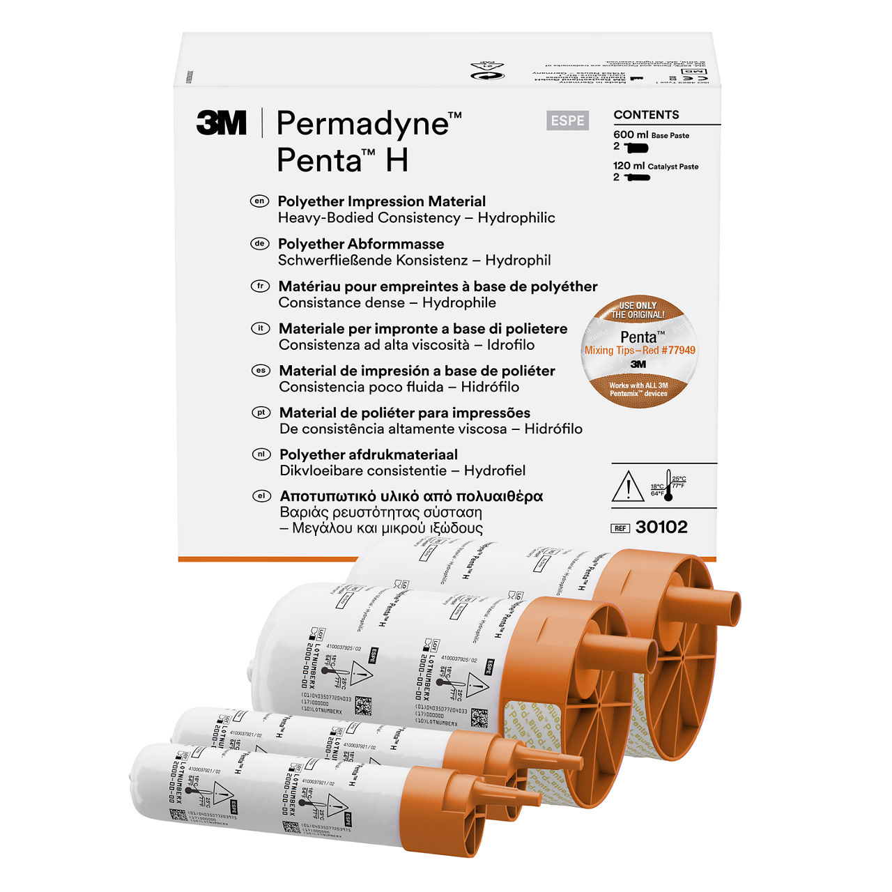 3M™ Permadyne™ Penta™ H Polyether Impression Material, 30102, Heavy Body