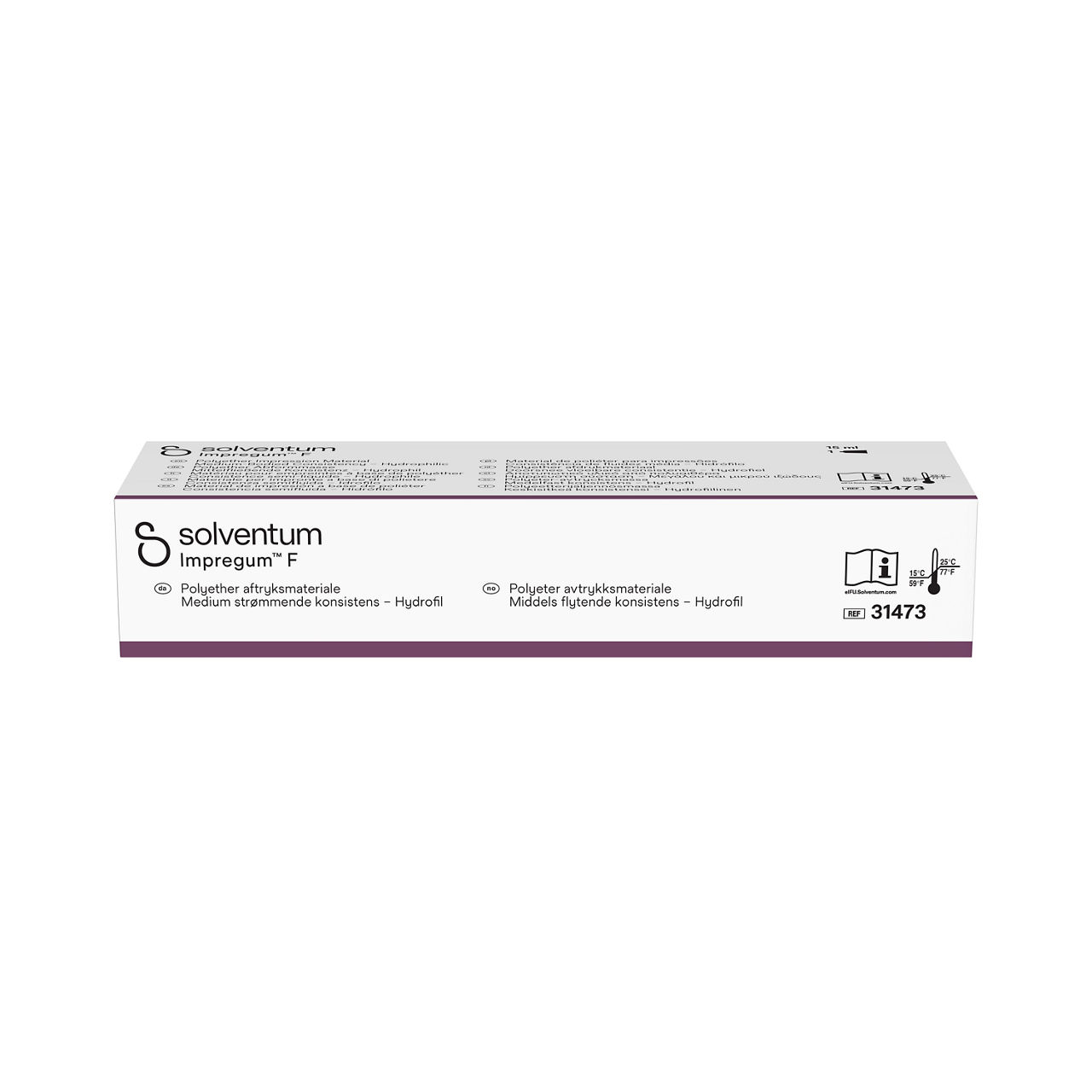 Solventum™ Impregum™ F Polyether Impression Material, 31473, Catalyst Paste, 1 EA - Top, Center, In Packaging (3C1)