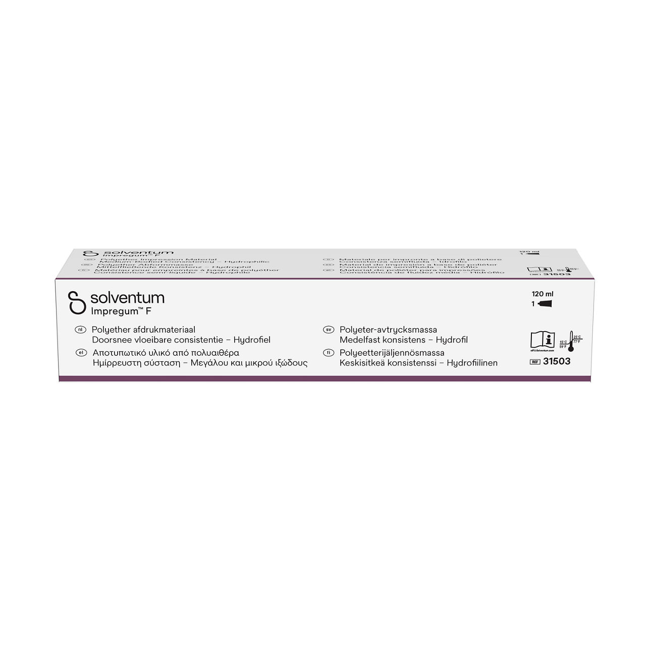 Solventum™ Impregum™ F Polyether Impression Material, 31503, Base Paste, 1 EA - Top, Center, In Packaging (3C1)