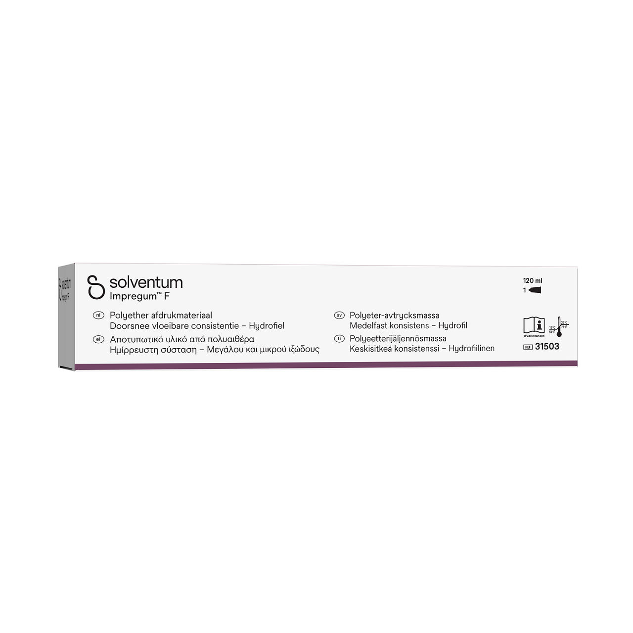 Solventum™ Impregum™ F Polyether Impression Material, 31503, Base Paste, 1 EA - Top, Left, In Packaging (3L1)