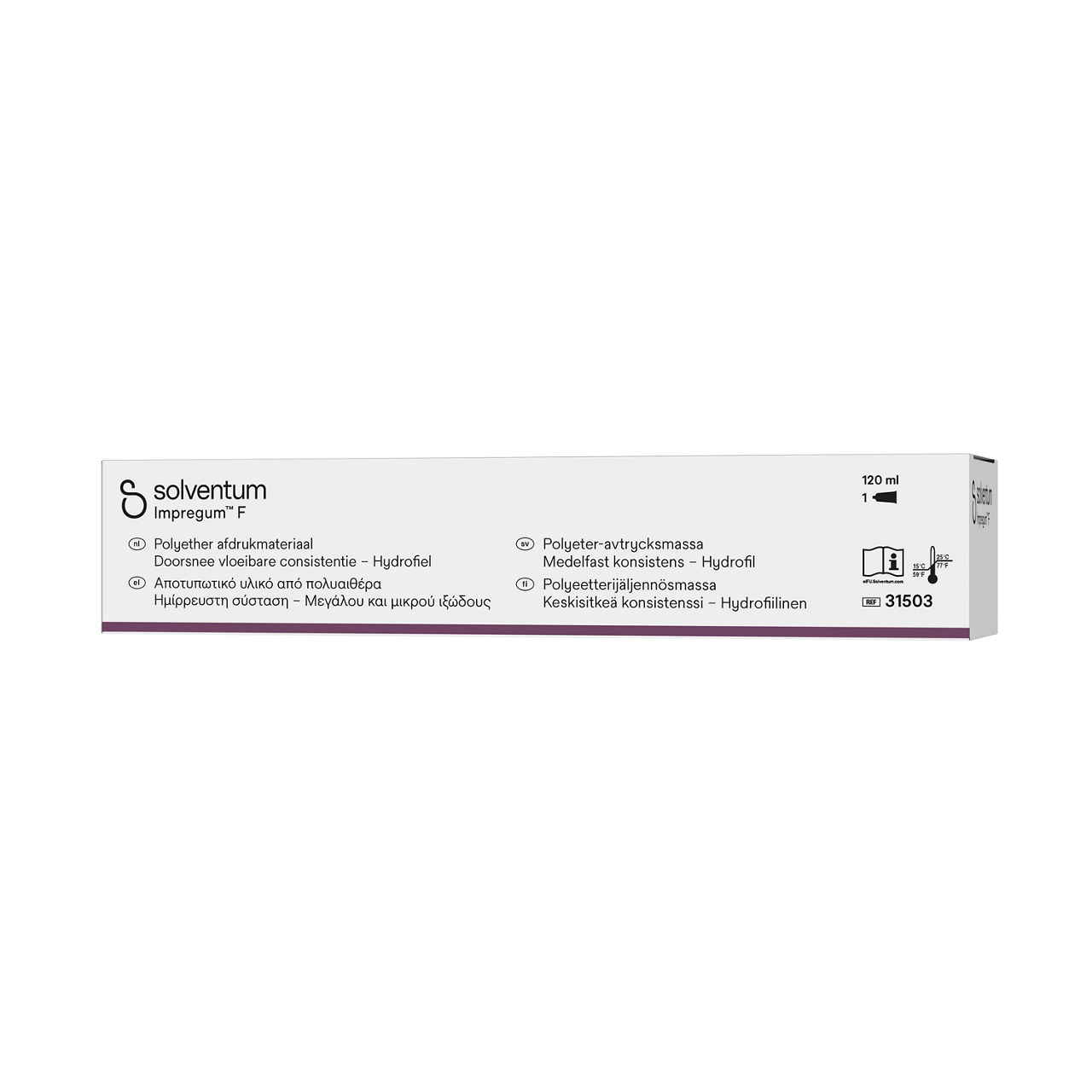 Solventum™ Impregum™ F Polyether Impression Material, 31503, Base Paste, 1 EA - Top, Right, In Packaging (3R1)