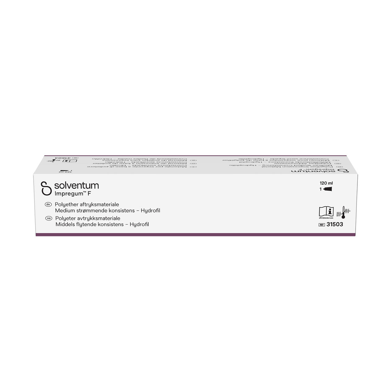 Solventum™ Impregum™ F Polyether Impression Material, 31503, Base Paste, 1 EA - Back, Center, In Packaging (7C1)
