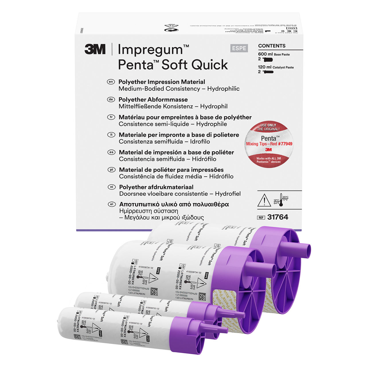 3M™ ESPE™ Impregum™ Penta™ Soft Quick Medium Body Refill Pack, 31764