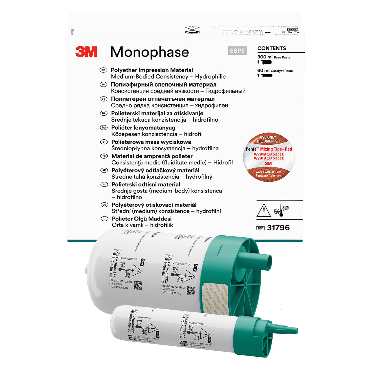3M™ ESPE™ Monophase Polyether Impression Material, Single Pack, 31796