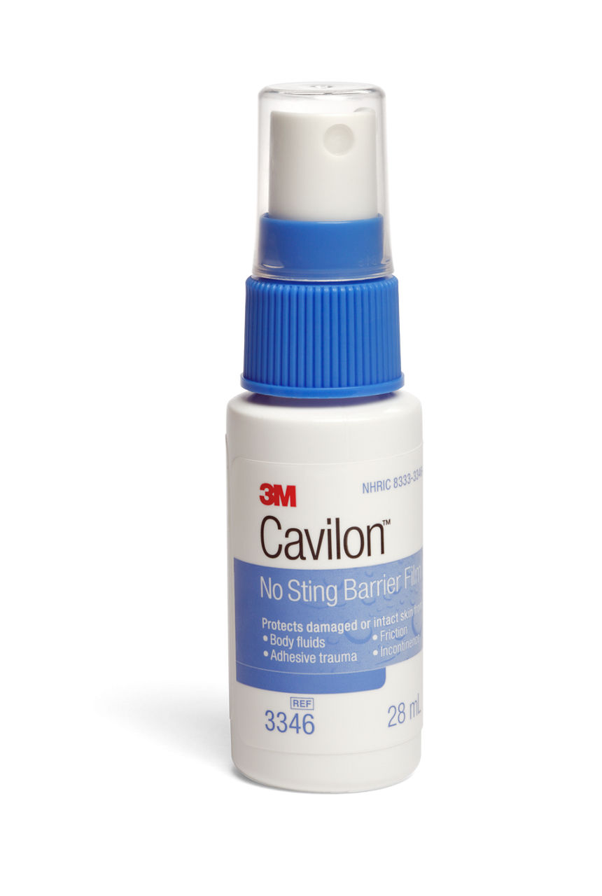 3M™ Cavilon™ No Sting Barrier Film, 3346, 28 mL Spray Bottle, 12 Bottles/Case