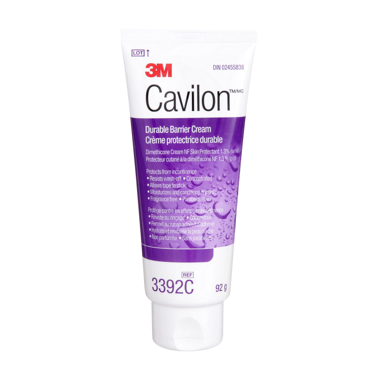 3M™ Cavilon™ Durable Barrier Cream, 3392C, 92 gr Tube, 12 Tubes/Case