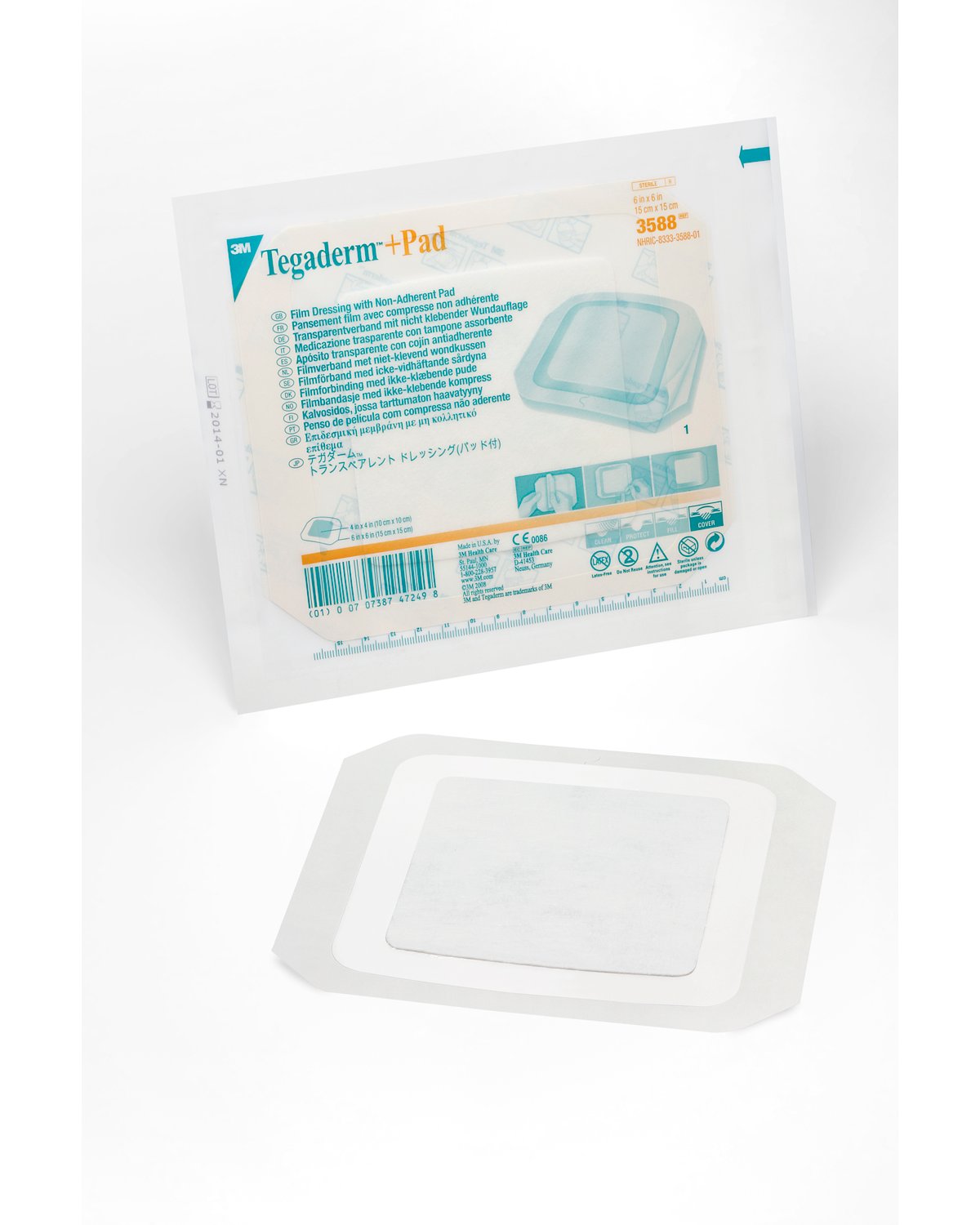 Tegaderm +Pad Film Dressing With Non-Adherent Pad