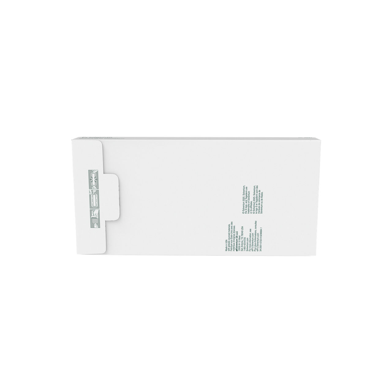 Solventum™ Tegaderm™ +Pad Film Dressing with Non-Adherent Pad, 3591, 3 1/2 in x 10 in (9 cm x 25 cm), 25/CAR, 4 CAR/CS - Back, Center, In Packaging (7C1)