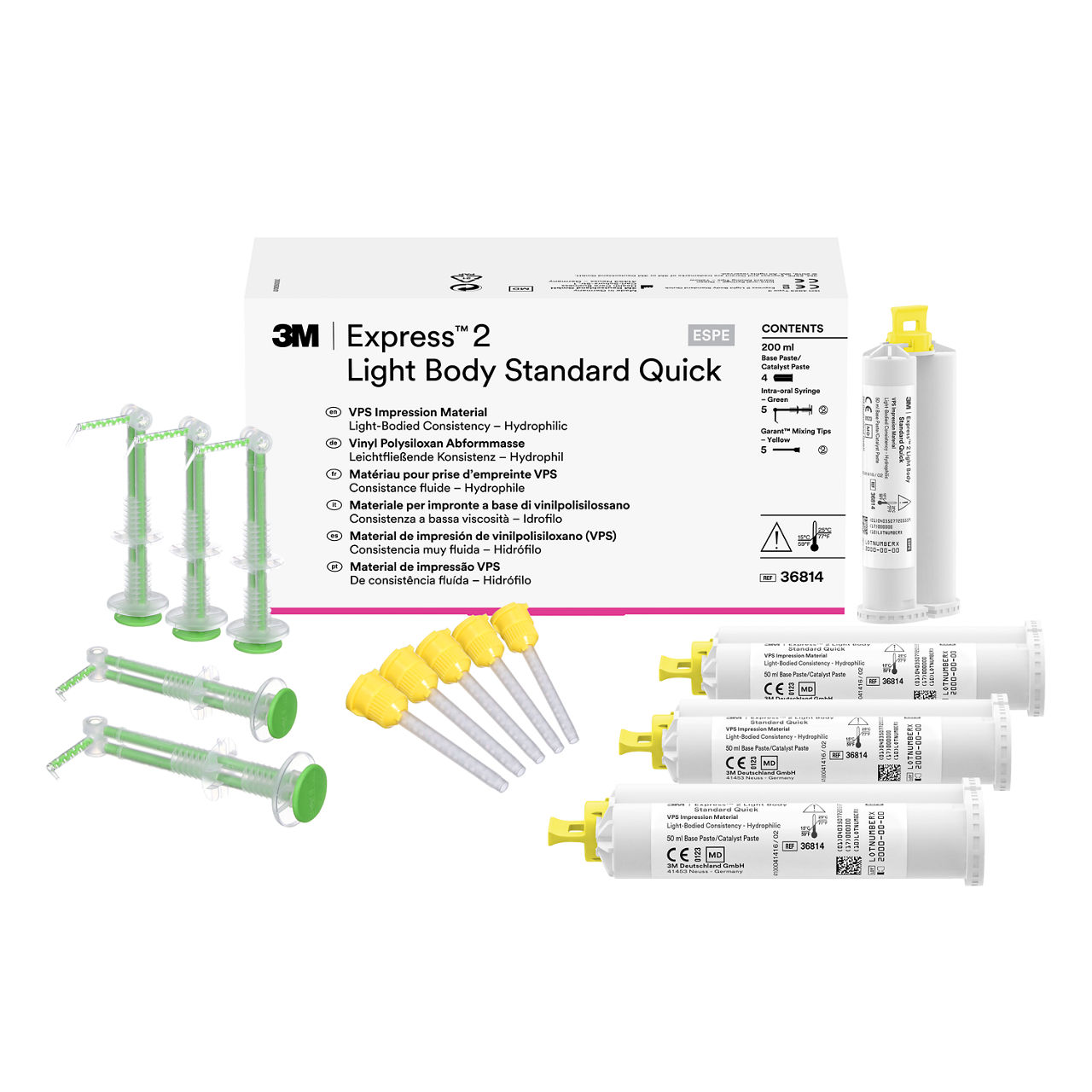 3M™ Express™ 2 Light Body Standard Quick VPS Impression Material Refill36814