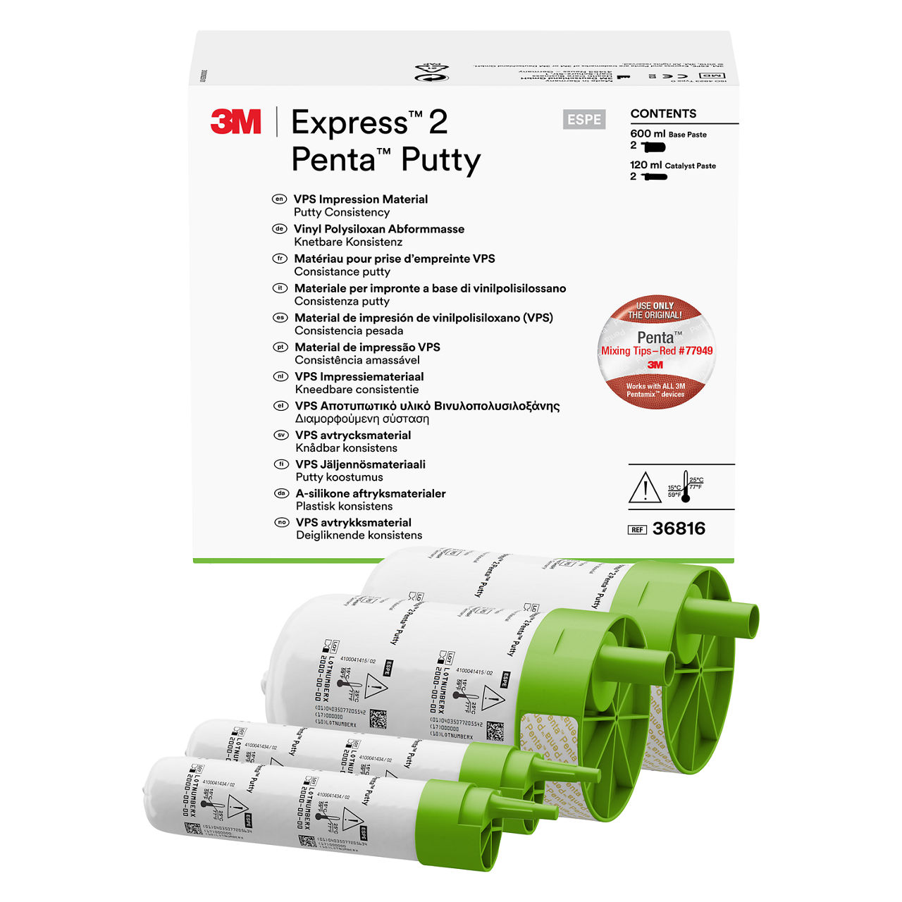 3M™ Express™ 2 Penta™ Putty VPS Impression Material Refill 36816