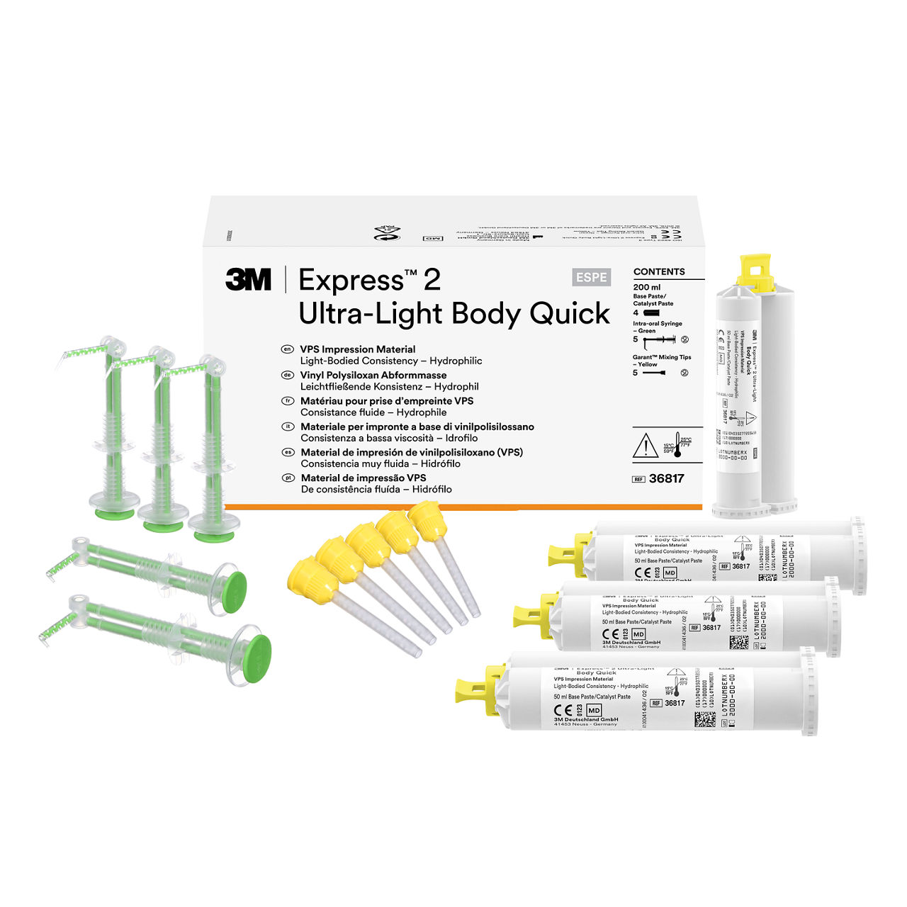 3M™ Express™ 2 Ultra-Light Body Quick VPS Impression Material Refill36817