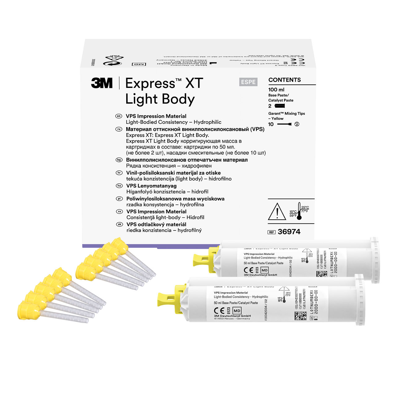 36974 EXPRESS XT LIGHT BO DY REFIL PACK 2X50ML