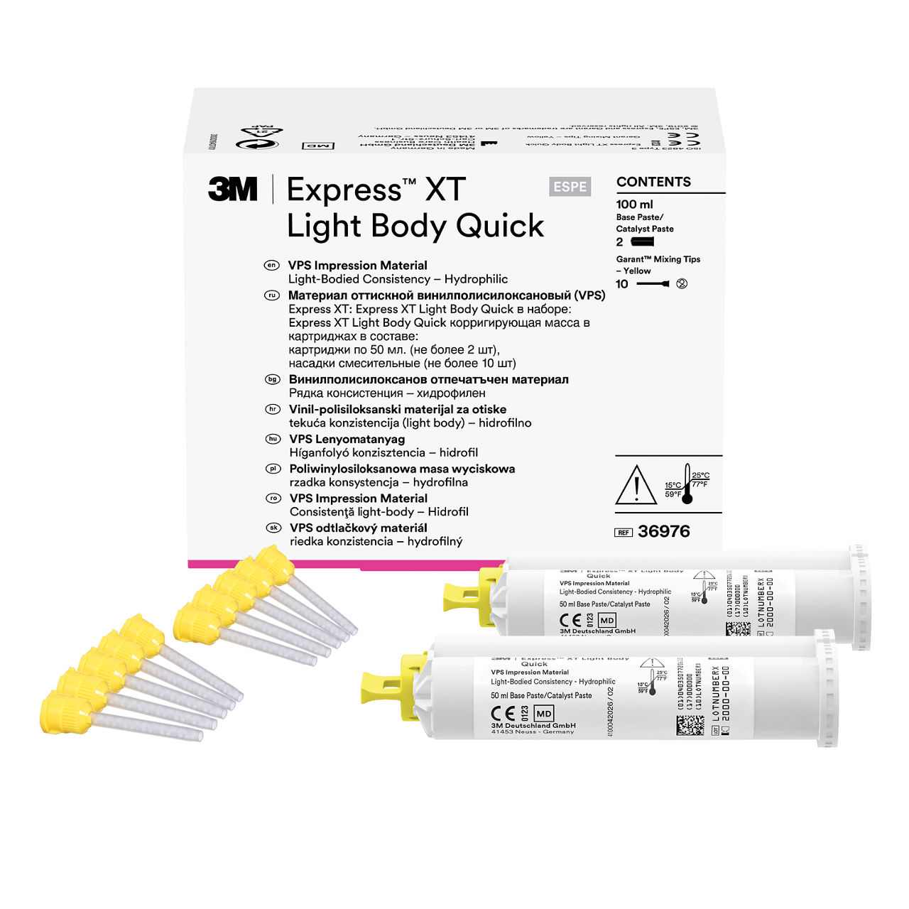 3M™ ESPE™ Express™ XT Light Body Quick Refill Pack 2X50ML, 36976