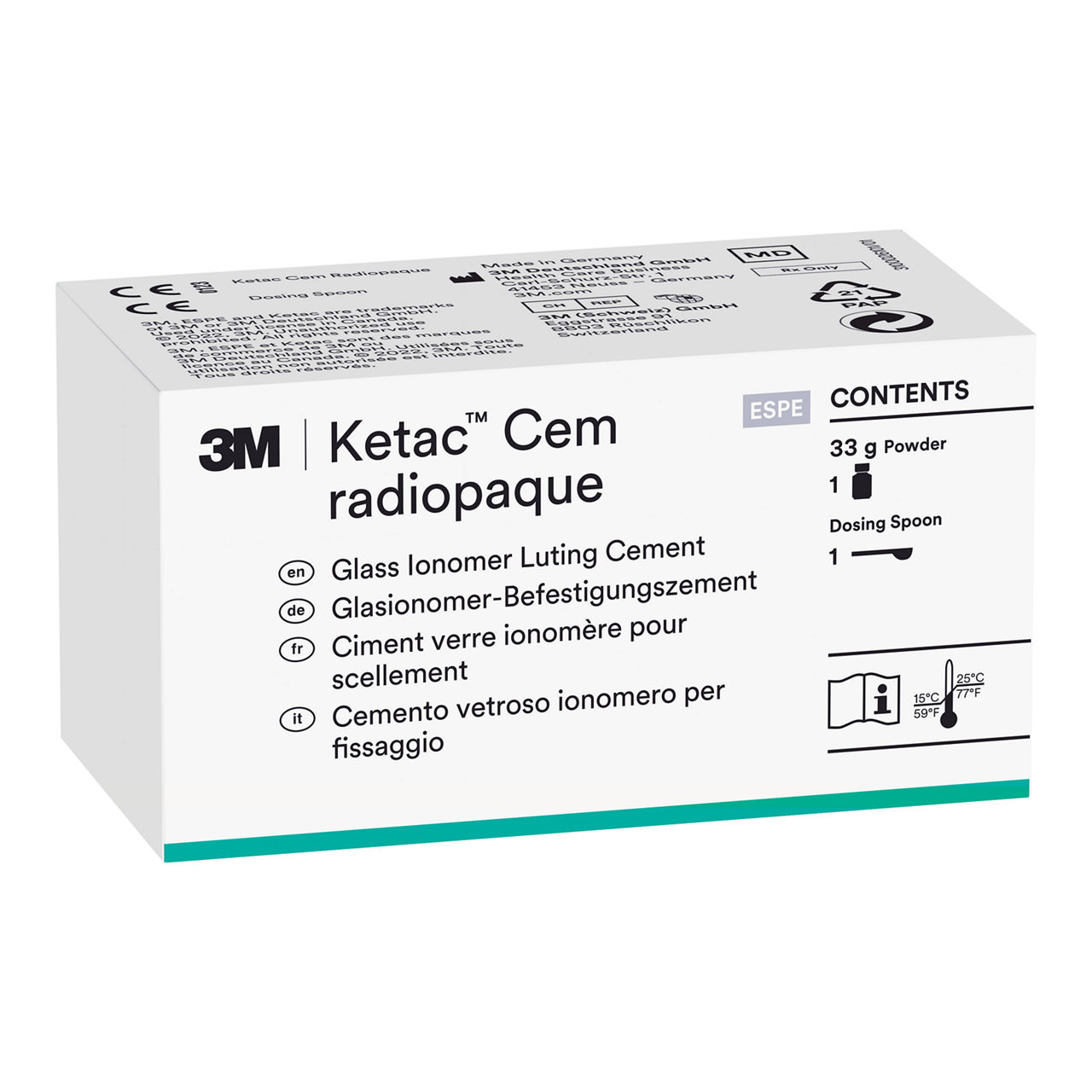 3M™ Ketac™ Cem radiopaque Glass Ionomer Luting Cement Refill Powder