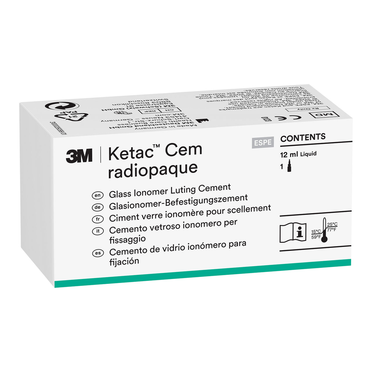 3M™ Ketac™ Cem radiopaque Glass Ionomer Luting Cement Refill Liquid