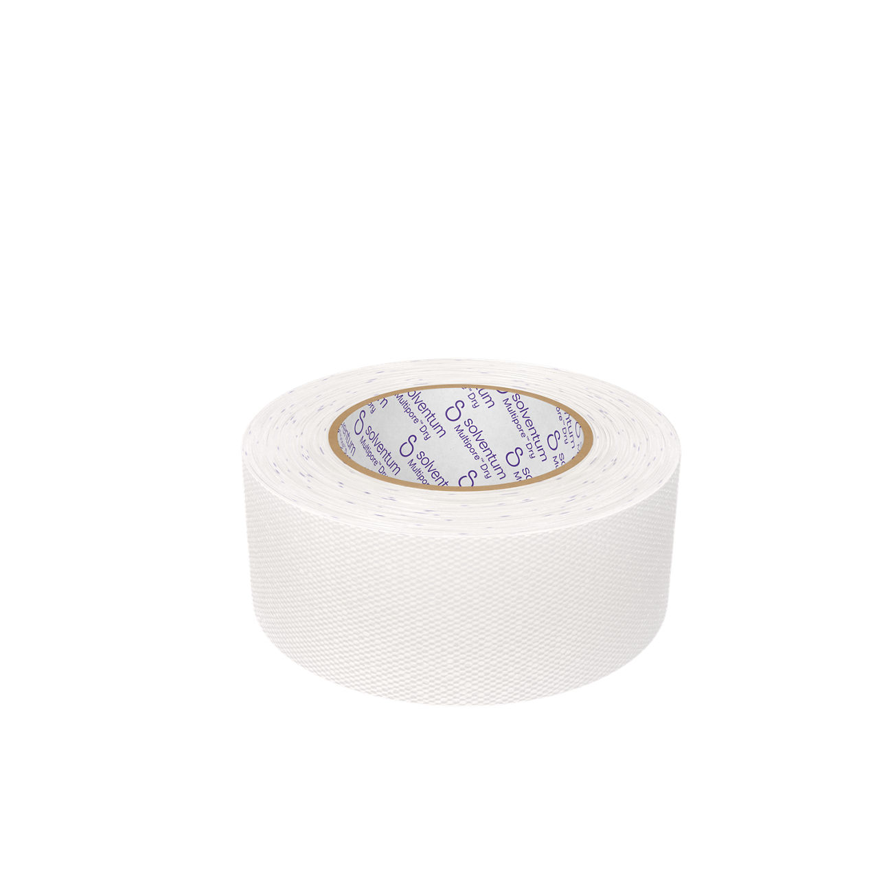 Solventum™ Multipore™ Dry Surgical Tape, 3730-12.5, 0.5 in x 5.5 yd (12.5 mm x 5 m), 12/CAR, 4 CAR/CS, 48/CS - Front, Center, Out of Packaging (1C0)