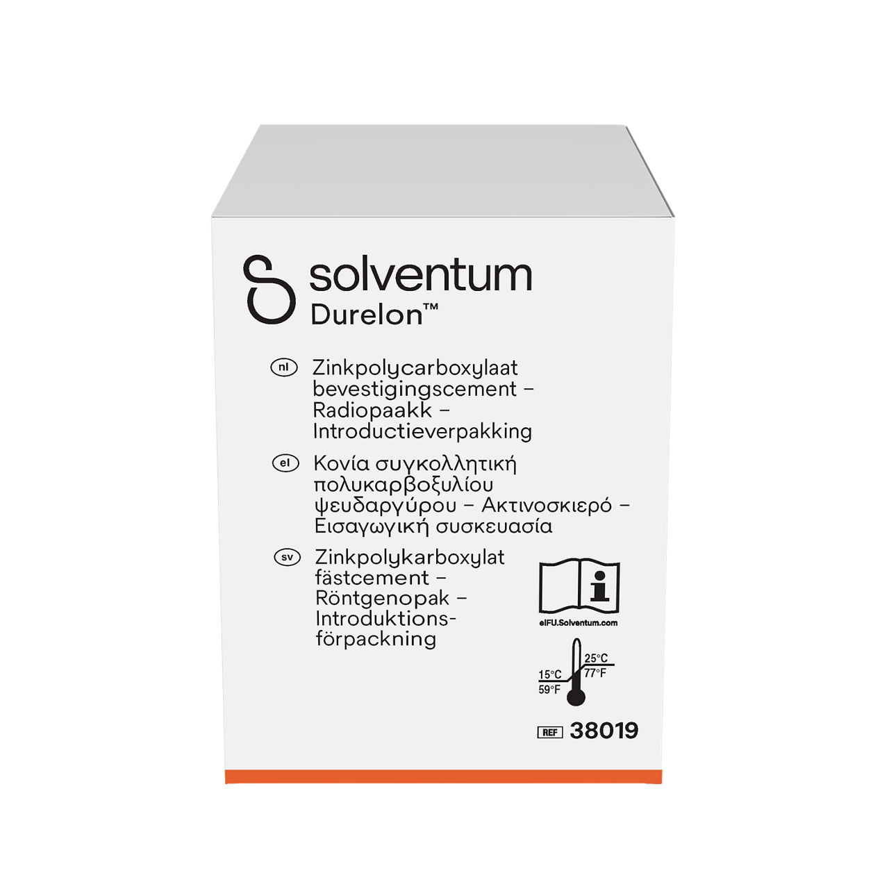 Solventum™ Durelon™ Zinc Polycarboxylate Luting Cement, 38019, Intro Kit - Left, Center, In Packaging (2C1)