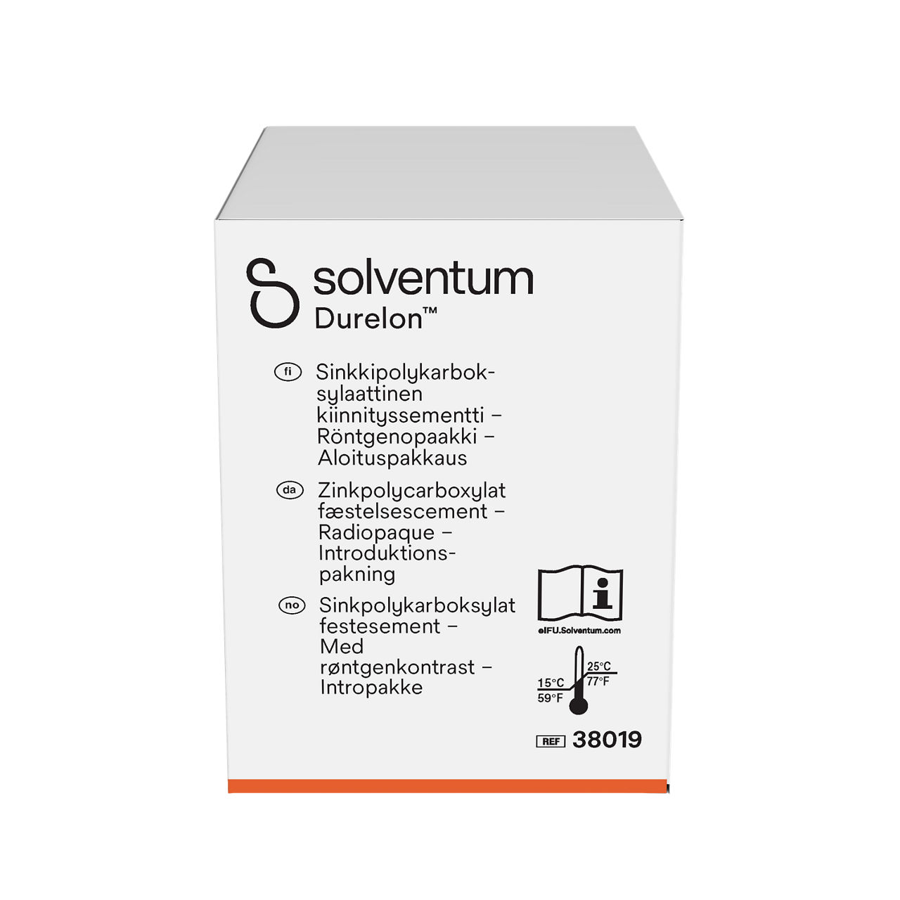 Solventum™ Durelon™ Zinc Polycarboxylate Luting Cement, 38019, Intro Kit - Right, Center, In Packaging (8C1)